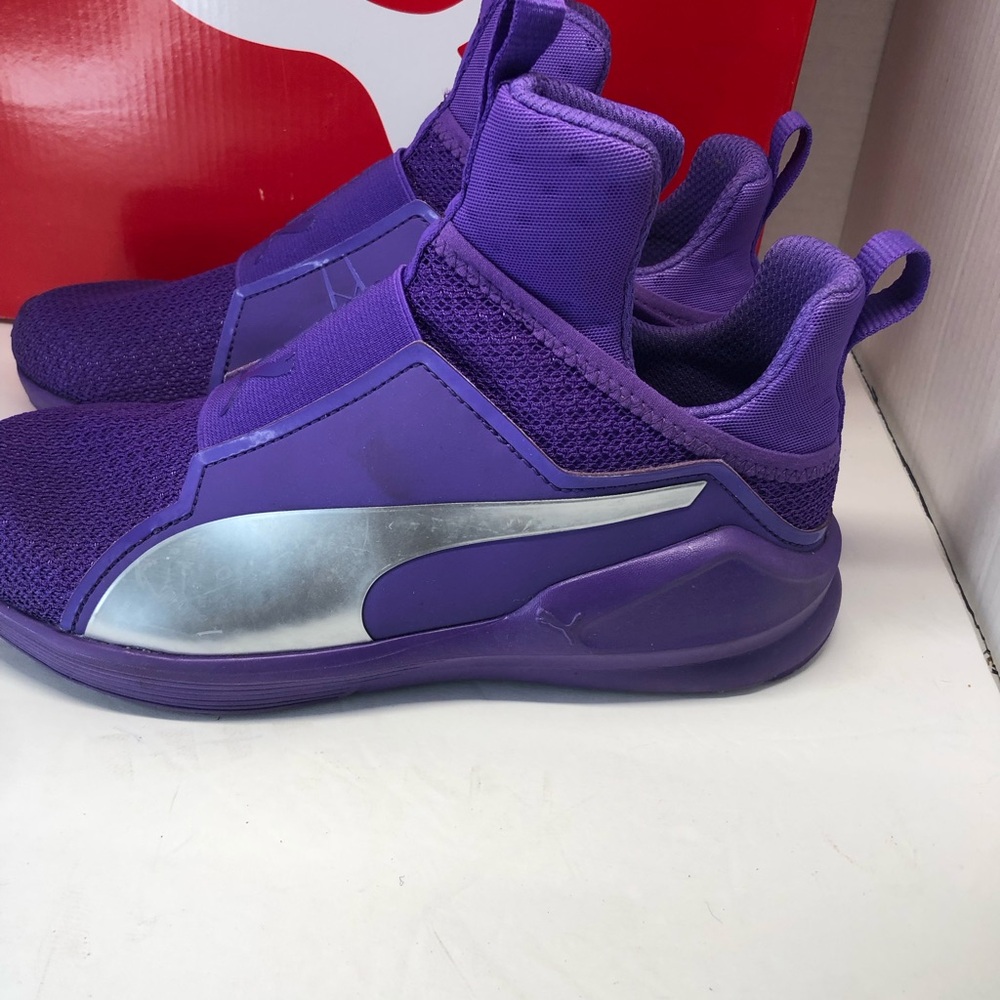 Puma Fierce Culture Surf Electric Purple Silver Sneakers Women’s Size 7.5 - Picture 3 of 7